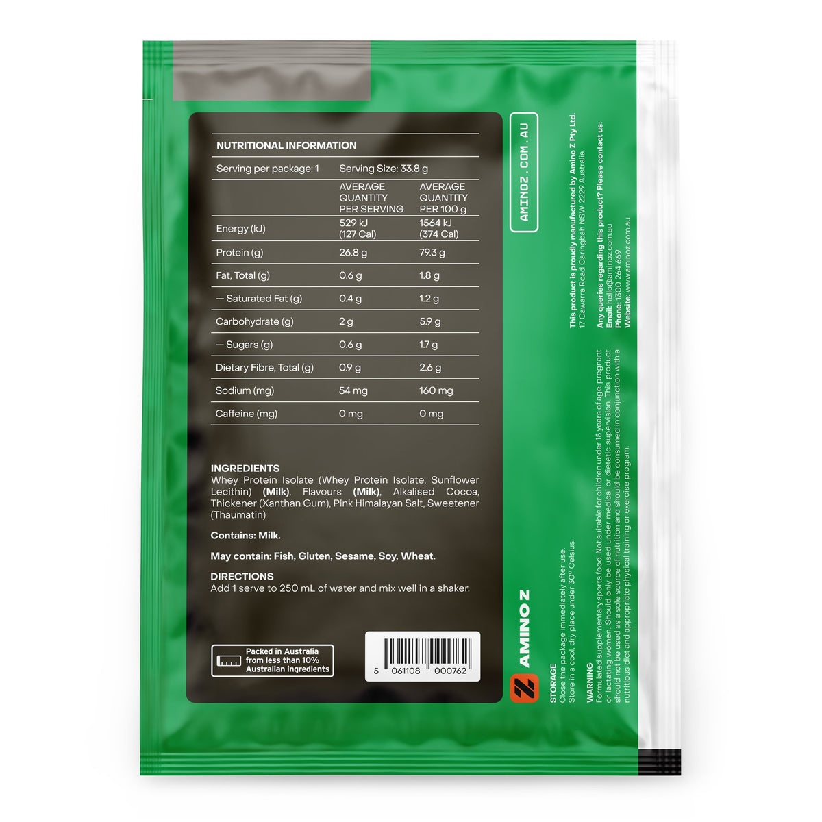 Brazilian Chocolate (Brigadeiro) Whey Protein Isolate