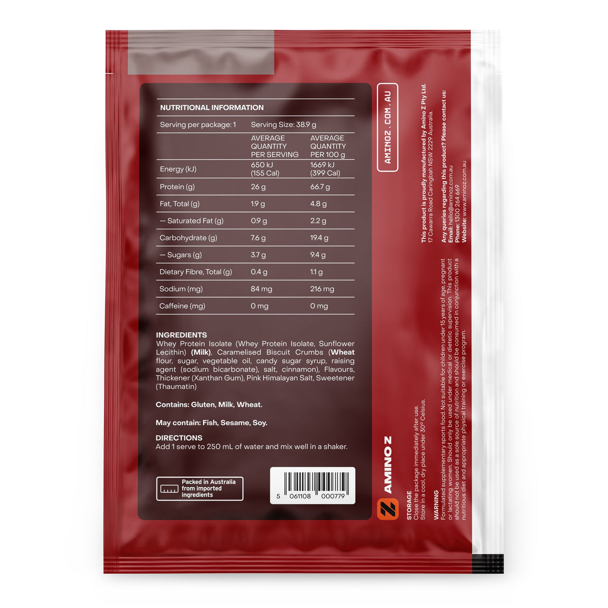 Caramelised Dutch Cookie Whey Protein Isolate