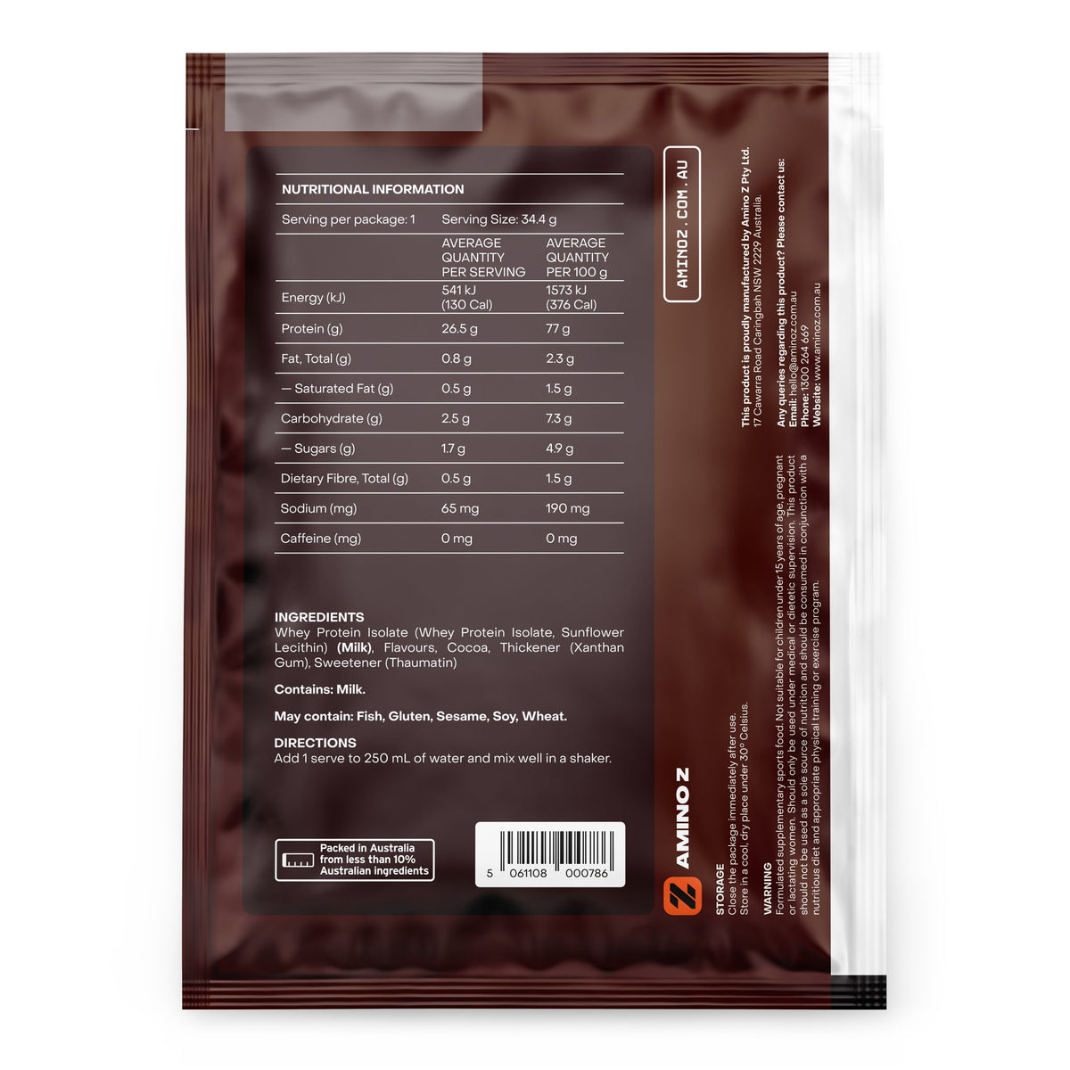 Choc Cherry Delight Whey Protein Isolate