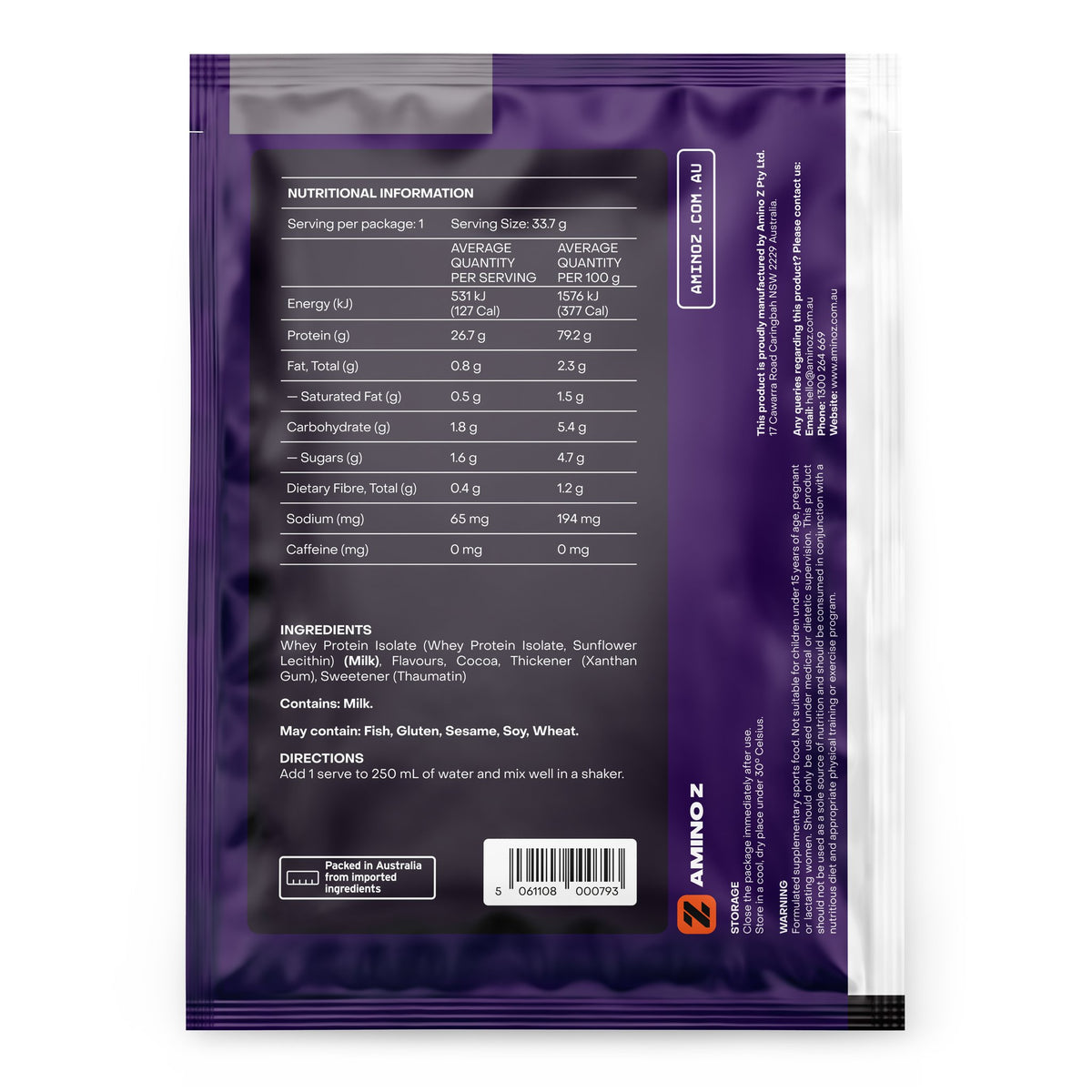Chocolate Whey Protein Isolate