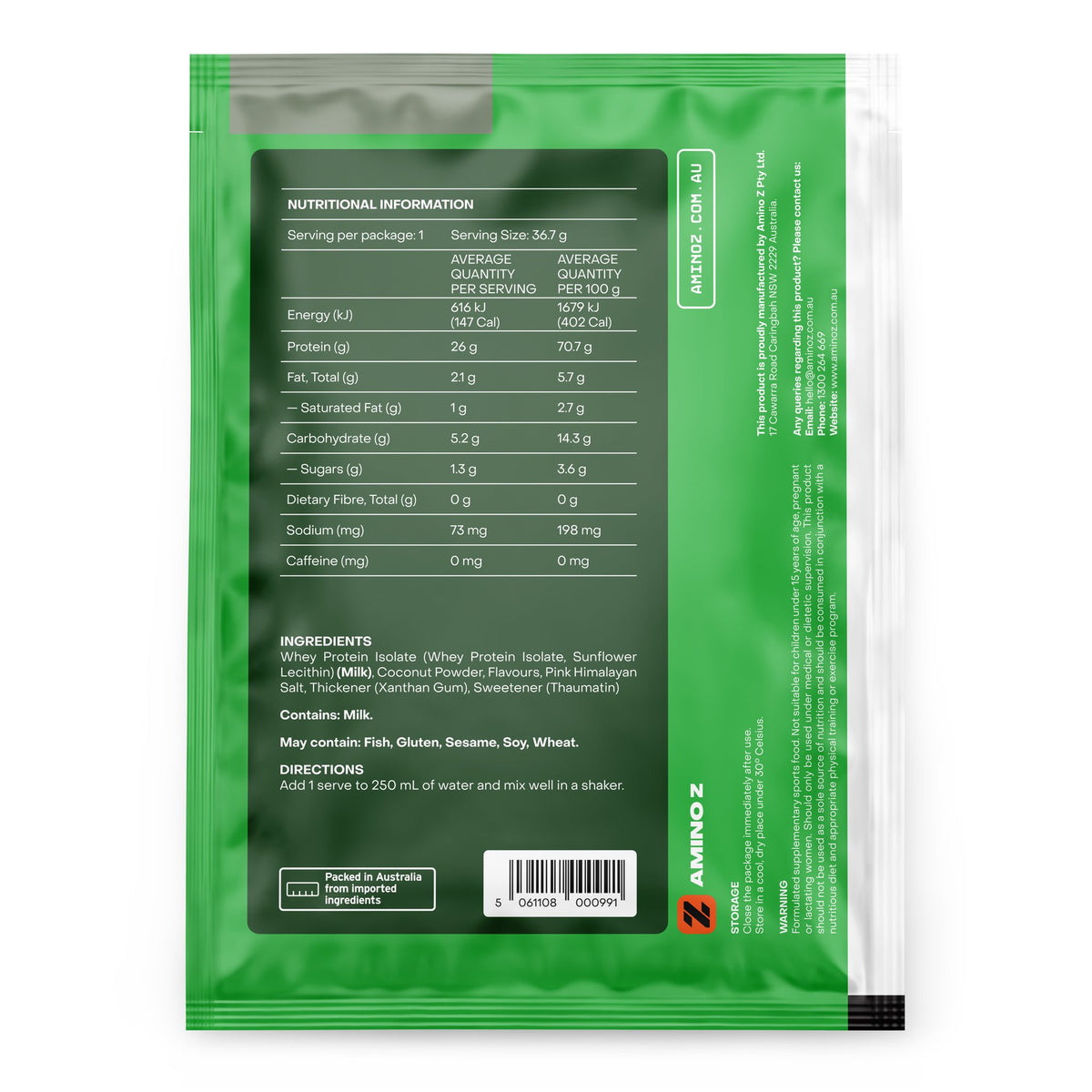 Coconut Buko Shake Whey Protein Isolate