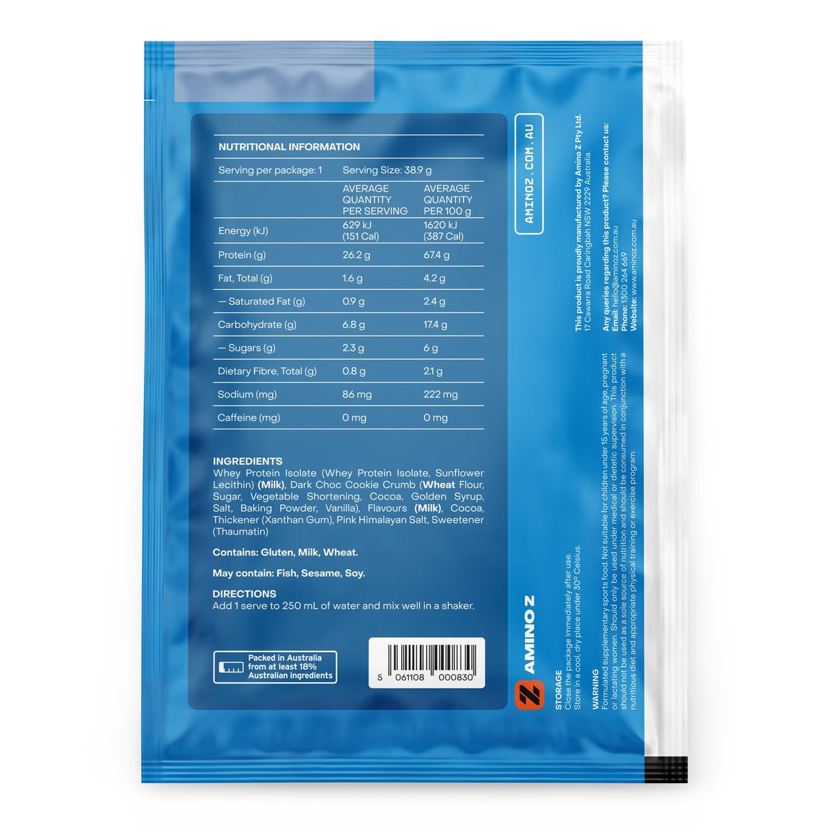 Cookies and Cream Ice Cream Whey Protein Isolate