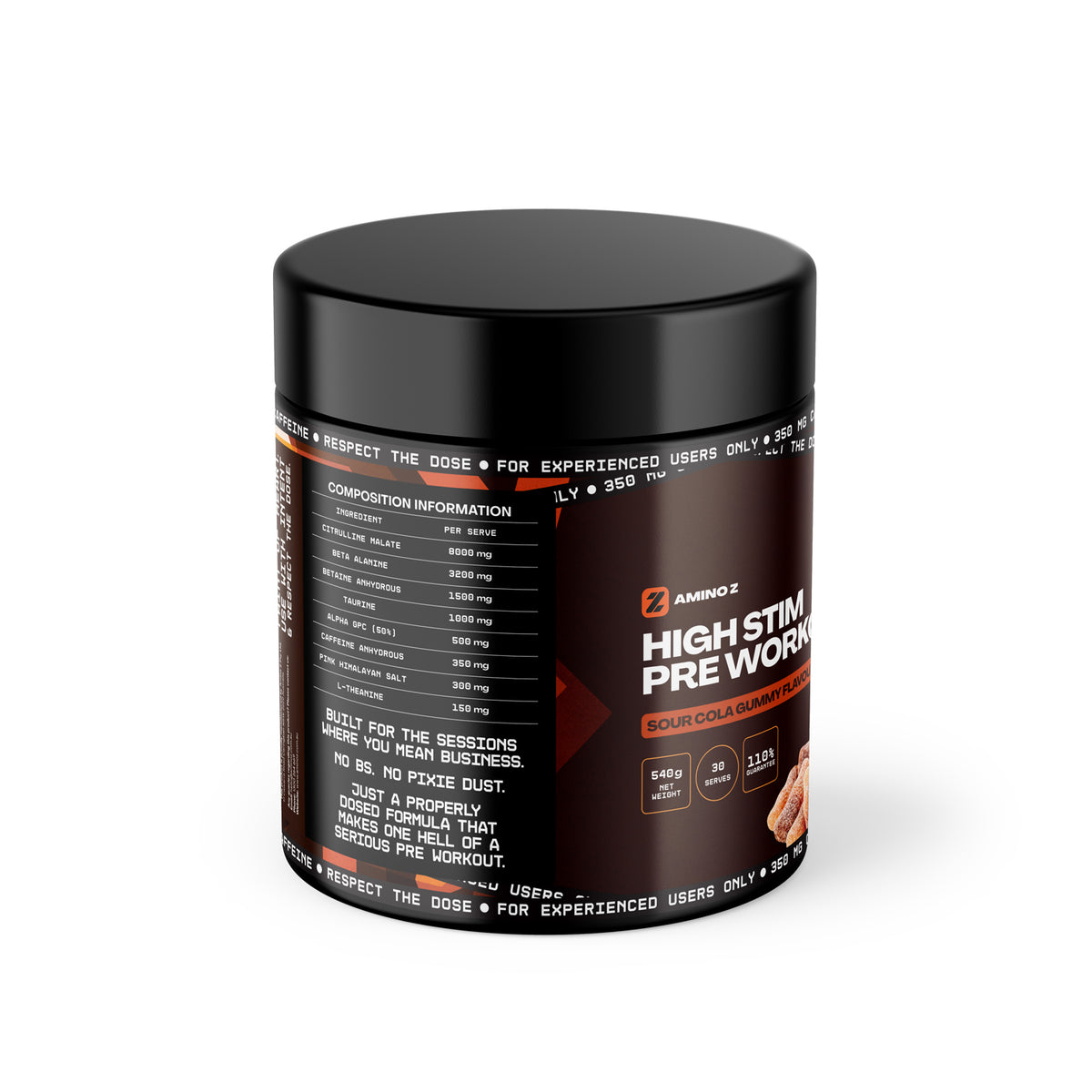 Sour Cola Gummy High-Stim Pre-Workout
