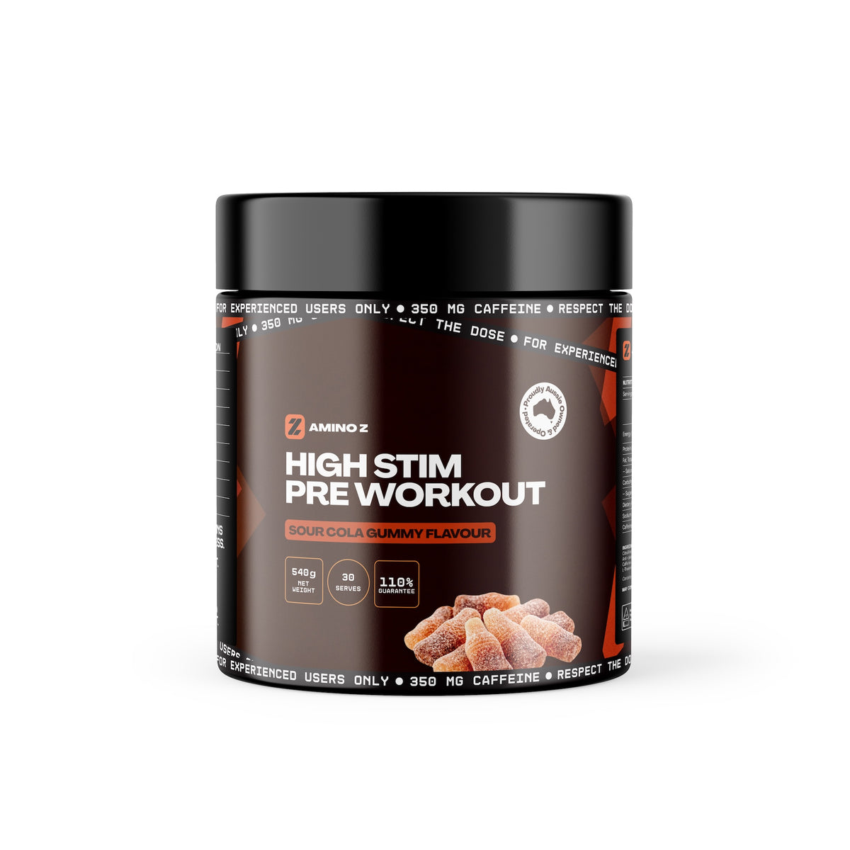 Sour Cola Gummy High-Stim Pre-Workout