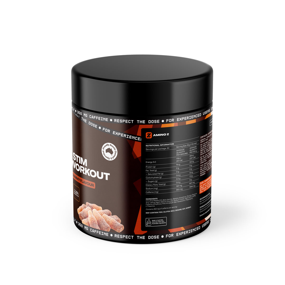 Sour Cola Gummy High-Stim Pre-Workout