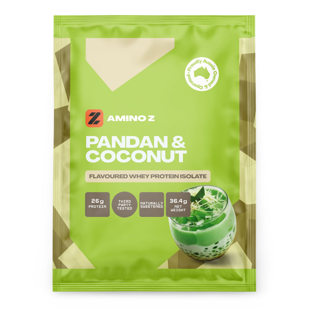 Pandan and Coconut Whey Protein Isolate
