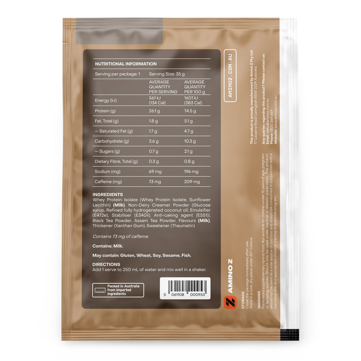 Signature Milk Tea Whey Protein Isolate
