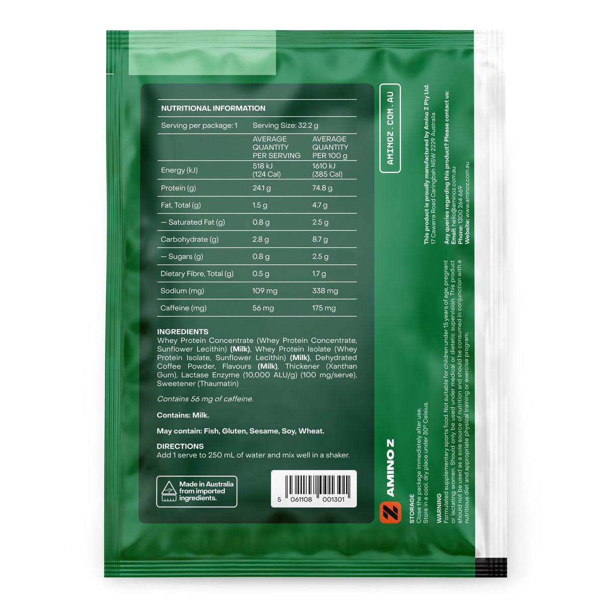 Iced Caffe Latte Signature Protein