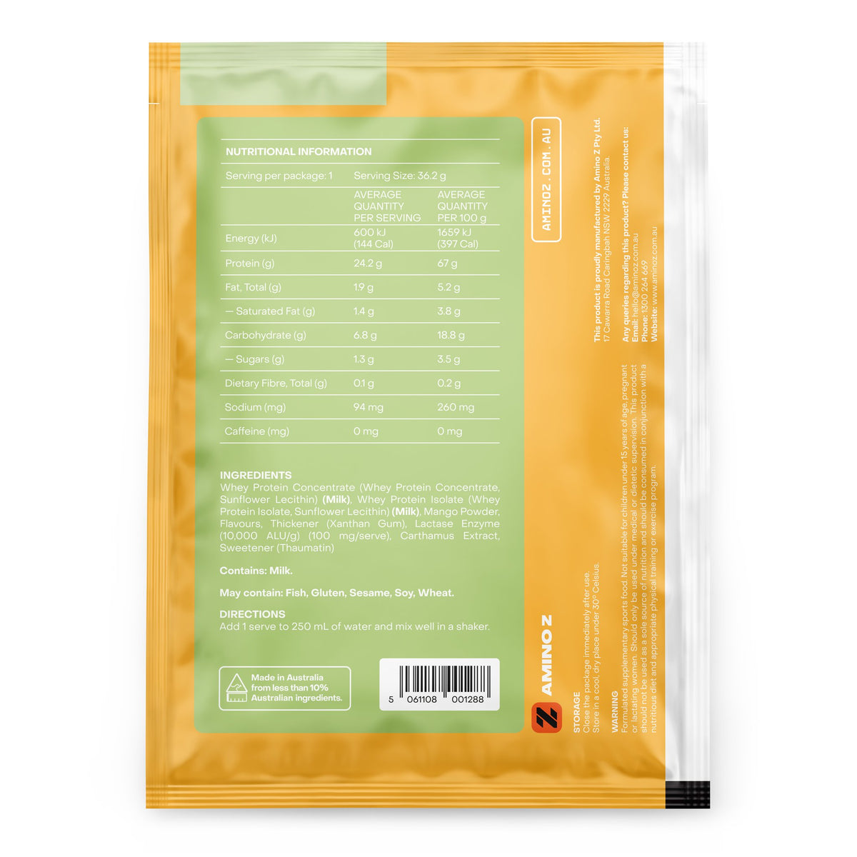 Mango Ice Cream Bar Signature Protein