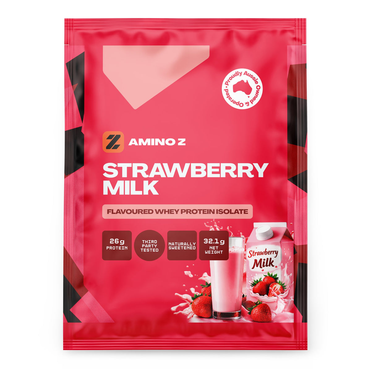 Strawberry Milk Whey Protein Isolate