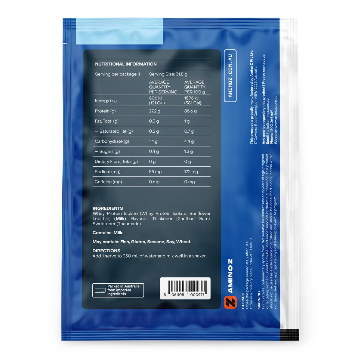 Vanilla Creamy Whey Protein Isolate